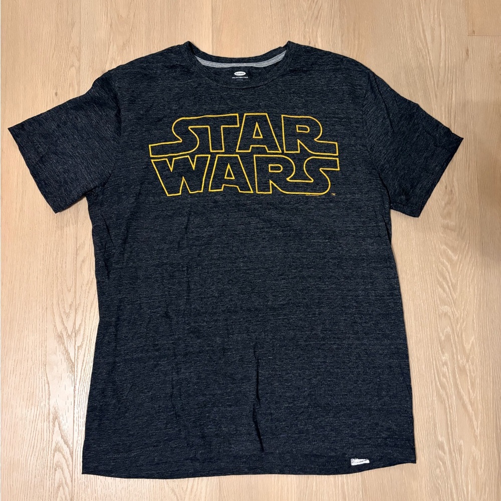 Old Navy Men's Dark Grey Star Wars Tee